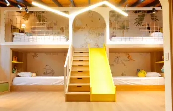 Cada elemento del diseño infantil busca hoy cumplir varias funciones y conectar con la experiencia sensorial. FOTO cortesía Inside Studio.