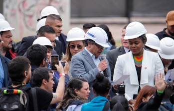 Las declaraciones del mandatario se dieron en desarrollo de un evento simbólico para poner la primera piedra del edificio de Bellas Artes de la Universidad Nacional en Bogotá. FOTO: Colprensa