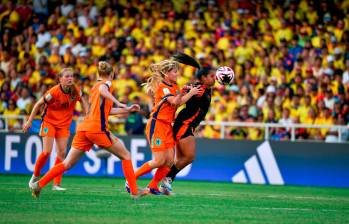 El partido entre Colombia y Países Bajos fue bastante disputado. FOTO FCF