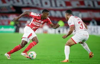 Santa Fe dejó al América en el camino tras golearlo en el estadio El Campín. FOTO COLPRENSA