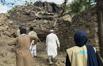 El terremoto en Afganistán revela la fuerte exclusión que viven las mujeres aún en casos de vida o muerte. FOTO: ONU Mujeres