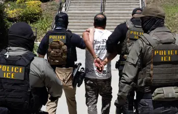 La mayoría de las capturas contra inmigrantes se hacen en el borde sur de los Estados Unidos. Foto: AFP