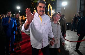 Nicolás Maduro y su esposa Cilia Flórez fueron capturados por militares estadounidenses, anunció el presidente Donald Trump. Foto: Afp.