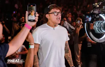 Beéle estuvo presentándose en los Premios Heat que se realizaron en Medellín este año. FOTO Cortesía