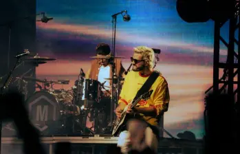 Morat se presentó en el escenario Gobi de Coachella ante cientos de asistentes que corearon sus canciones. FOTO: Amanda Imm.