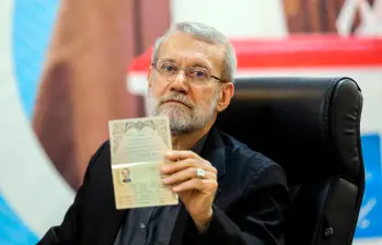 Alí Larijani, jefe de seguridad de Irán, se convirtió en pieza clave para el gobierno de ese país en las últimas décadas. Foto: AFP