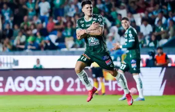 El antioqueño Daniel Arcila, de 22 años, llegó al León a cambio de 2.5 millones de dólares desde Enviado. FOTO: TOMADA DEL X DE @ClubLeonFc