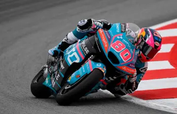 David Alonso es quinto en el Mundial de MotoGP con 48 puntos. FOTO: GETTY