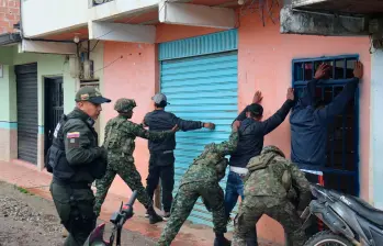 En la Operación Justicia fueron detenidos 35 sospechosos del secuestro, de los cuales ya fueron liberados 13. FOTO: CORTESÍA EJÉRCITO.