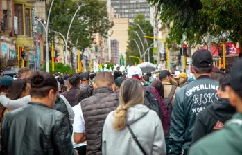 Paro nacional en Colombia convocado por centrales obreras y sindicatos, y apoyado por el Gobierno Petro. FOTO: MinTrabajo