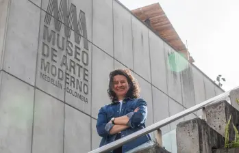 María Mercedes González estuvo 13 años al frente del Museo de Arte Moderno de Medellín. FOTO Archivo EL COLOMBIANO Esneyder Gutiérrez