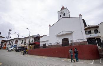 Casco urbano del municipio de Angelópolis. Foto: Archivo EL COLOMBIANO