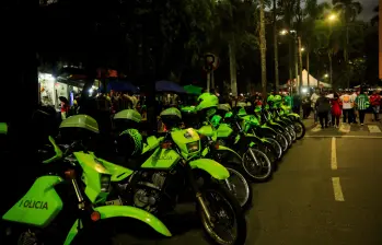 La Policía extremará la seguridad para el clásico entre DIM y Nacional este sábado. FOTO CAMILO SUÁREZ