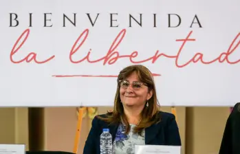 Ángela María Buitrago asumió como ministra de Justicia el 8 de julio de 2024. FOTO: Colprensa