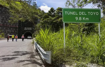 El Túnel del Toyo, además 18 túneles y 31 puentes, es la ficha del rompecabezas que falta para completar el corredor 4G que une el Pacífico y el suroccidente del país con los puertos de Urabá. Lugar: Túnel del Toyo. Fecha de evento: 02/06/2026. Foto: Manuel Saldarriaga Quintero.
