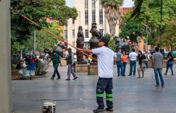 “El Centro es de todos, aquí cabemos todos, pero dándole amor a la ciudad y apropiándose del espacio que nos pertenece”, aseguró la gerente del Centro Juliana Coral. Fotos: Esneyder Gutiérrez Cardona 