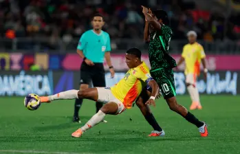 Colombia hizo más por el triunfo en el primer tiempo, pero no definió bien. FOTO GETTY
