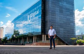 El rector de la IU. Digital, Jasson de la Rosa, ha liderado la institución desde junio de 2019. Foto: Cortesía