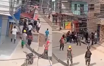 La muerte de un joven ocurrió durante las protestas que se presentaron en Segovia tras un operativo de la fuerza pública contra la minería ilegal. FOTO: Cortesía. 