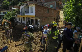 La tragedia ocurrió en el barrio San Isidro, en Sabaneta. FOTO: Andrés Camilo Suárez Echeverry