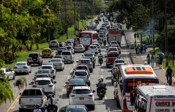 Las autoridades piden a los conductores que programen sus recorridos con tiempo para evitar congestiones en las vías estratégicas. FOTO: CAMILO SUÁREZ