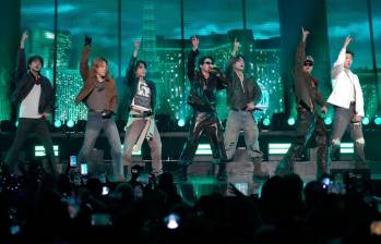 BTS, integrada por RM, Jin, SUGA, j-hope, Jimin, V y Jung Kook, llegó a Bogotá el miércoles 30 de septiembre para sus conciertos del 2 y 3 de octubre en El Campín. FOTO GETTY