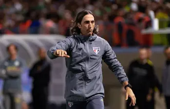Luis Zubeldía llevó al Sao Paulo a los octavos de final de la Libertadores, pero su mal presente en la liga brasileña le costó el puesto. FOTO: GETTY 