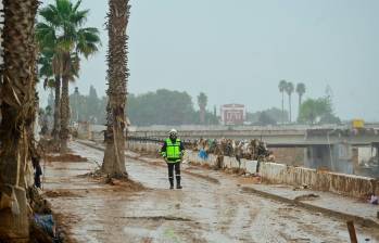 Esta vez, un nuevo frente de lluvias torrenciales azota Valencia y Málaga, obligando a miles a evacuar. Foto: AFP