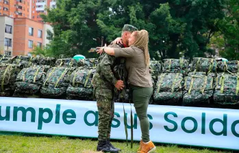La Tasa de Seguridad se aplica, entre otras cosas, para la dotación de los integrantes de las Fuerzas Militares y la Policía que actúan en Antioquia. FOTO: GOBERNACIÓN