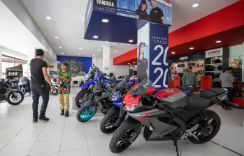 Durante octubre de se registraron en el país 98.789 motocicletas nuevas. FOTO EL COLOMBIANO