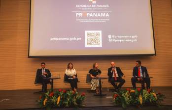 Representantes panameños resaltaron las ventajas comerciales de su país. FOTOS : CARLOS VELÁSQUEZ.