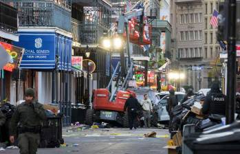 Atentado en Nueva Orleans. Foto: AFP