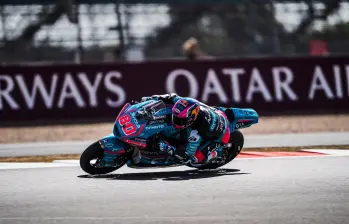 Alonso es cuarto en el Mundial de Moto2 antes de la carrera en Silverstone. FOTO: X AsparTeam