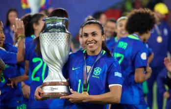 Marta fue la figura de Brasil en la final de la Copa América Femenina. FOTO GETTY