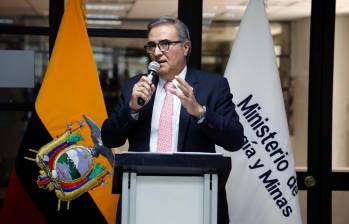 Antonio Goncalves estuvo al frente del Ministerio de Energía de Ecuador desde julio hasta octubre de este año. El país ha sufrido una grave crisis eléctrica a causa de la sequía en los últimos meses. FOTO: Ministerio de Energía y Minas Ecuador