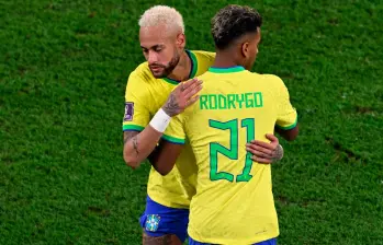 El futbolista brasileño Rodrygo Goes es una de las figuras del Real Madrid y de la Selección de Brasil que jugará el Mundial. Neymar lo considera un hermano. Foto: Getty