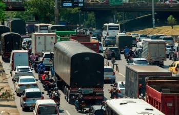 Con la medida del pico y placa se busca reducir lo máximo posible las congestiones viales en los principales corredores del Valle de Aburrá. FOTO: CAMILO SUÁREZ