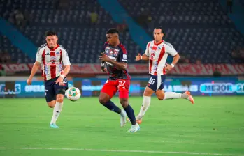 DIM recibe al Junior en el Atanasio Girardot por la fecha 4 de los cuadrangulares semifinales. FOTO COLPRENSA