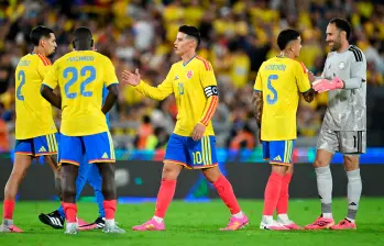 La Selección Colombia va con la maleta cargada de ilusiones tras la buena despedida que tuvo en El Campín. FOTO AFP
