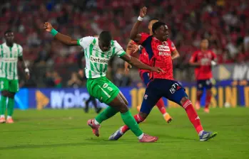 Nacional, que viene de ganar la Copa BetPlay ante DIM con gol de Andrés Román, jugará el próximo año la Sudamericana; el Poderoso estará en la Libertadores. FOTO CAMILO SUÁREZ