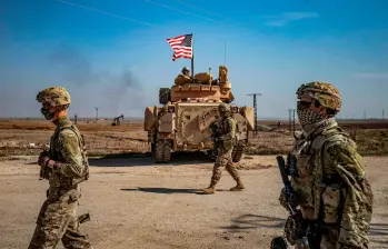 Tres soldados resultaron heridos en el ataque en el que fallecieron dos uniformados y un civil en Siria. FOTO: AFP