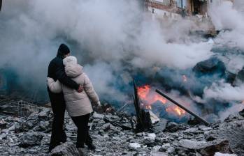 Los bombardeos ocurrieron en la capital ucraniana y en la región de Leópolis. Foto: Getty