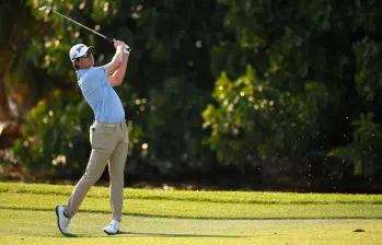 Nicolás Echavarría brilló y se alzó con el título del Cognizant Classic in the Palm Beaches. FOTO @nicolas_ech