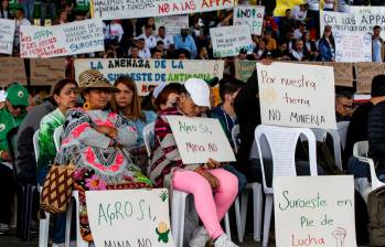 La audiencia organizada por el Ministerio de Agricultura para socializar las Appa se realizó este miércoles en el municipio de Támesis . FOTO Julio César Herrera