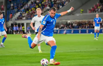Italia busca volver a un Mundial después de doce años. La última vez que participó en una Copa del Mundo fue en Brasil 2014. Se quedó en el camino en los mundiales de Rusia 2018 y Qatar 2022. FOTO getty 