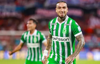 Cristian “Chicho” Arango aún no ha podido encontrar el nivel por el que llegó a Nacional. FOTO MANUEL SALDARRIAGA