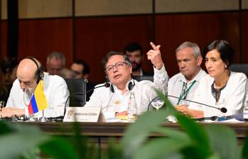 El presidente colombiano, Gustavo Petro, a insistido en la idea de exigirle a los países europeos el cambio de deuda por acción climática. FOTO: CORTESÍA PRESIDENCIA