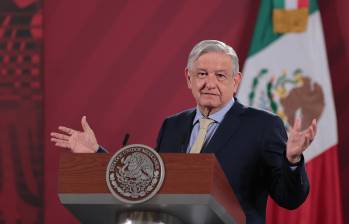 Andrés López Obrador tildó el hecho como una “guerra mediática”. FOTO: GETTY