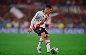 Juan Fernando Quintero participó en 8 goles durante los 21 partidos que jugó este semestre en River. FOTO: X RIVERPLATE