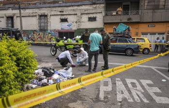 Imagen de referencia del hallazgo de un feto. Foto: EL COLOMBIANO